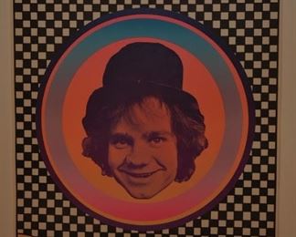 PETER MAX POSTER MICHAEL J POLLARD 24 x 36" 1969 $250.00
