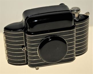1936 Walter Dorwin Teague Kodak Bantam Special Deco Film Camera W/ Ektar 45mm f2 Lens $400.00