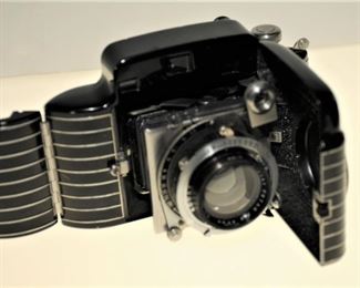 1936 Walter Dorwin Teague Kodak Bantam Special Deco Film Camera W/ Ektar 45mm f2 Lens $400.00