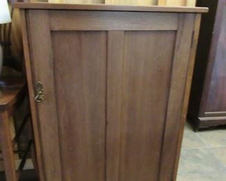Nice antique cabinet with shelves inside. door needs work. Approx measurements-19"d x 28"w x 42"t- Price 50.00
