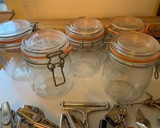 s97- lot of jars $5