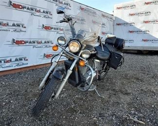 55	

2002 Honda Shadow Sport
1100cc motor, Cobra Exhaust, travel bags set up Year: 2002
Make: Honda
Model: VT1100C
Vehicle Type: Motorcycle
Mileage: 30,974
Plate: {ENTER PLATE NUMBER HERE}
Body Type:
Trim Level:
Drive Line:
Engine Type: 2cyl, 1099 cc; Liquid Cooled
Fuel Type: Gasoline
Horsepower:
Transmission:
VIN #: 1HFSC18152A600051

DMV fees: $37 and $70 doc fees 
Sold on application for duplicate title 