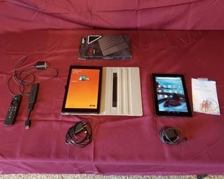 2 Amazon Tablets and Fire Stick