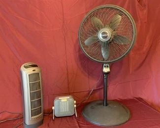 Oscillating Fan and Space Heaters