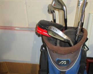 Golf Bag and clubs
