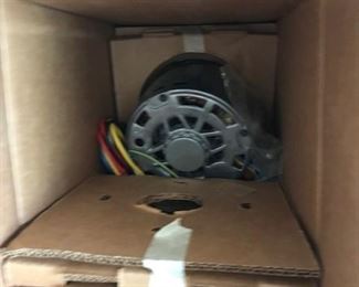 A/C air handler motors brand new in boxes.  several 