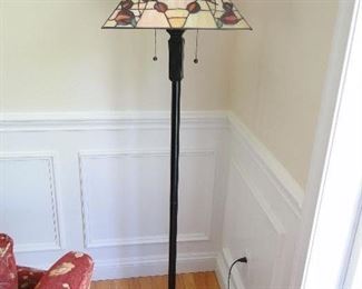 Upright Tiffany Style (plastic) lamp $50