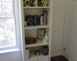 White Bookcase $60