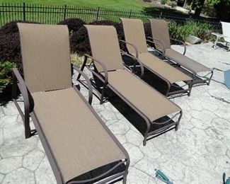 The first 3 are sold. Darker brown at end is available.