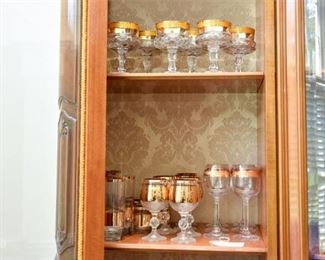 61. Gilt Decorated Stemware and Glasses