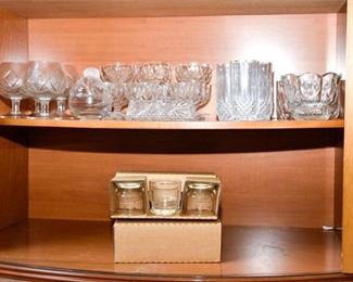 65. Cut Glass and Crystal Drinking Glasses and More
