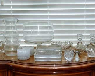 75. Glass Dishware and Serving Items