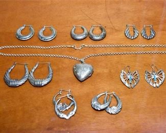 76. Sterling Silver Jewelry