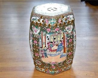 84. Chinese Famille Rose Stool