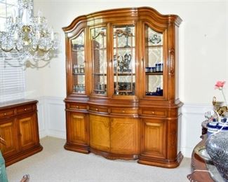 89. Large Breakfront China Cabinet