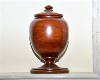 94. Polished Wood Urn