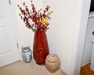 99. Three 3 Ceramic Vases