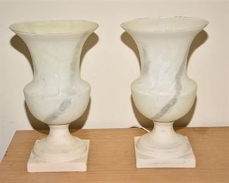 101. Pair of Alabaster Vases