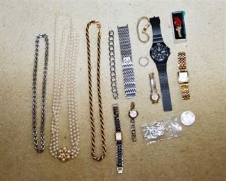 131. Wristwatches and Costume Jewelry