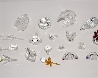 150. Small Crystal Figurines