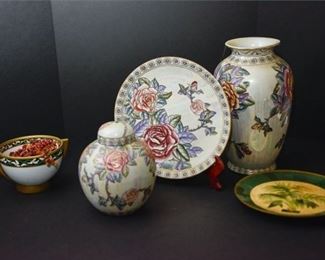 212. Chinese Porcelain Plates and Vases