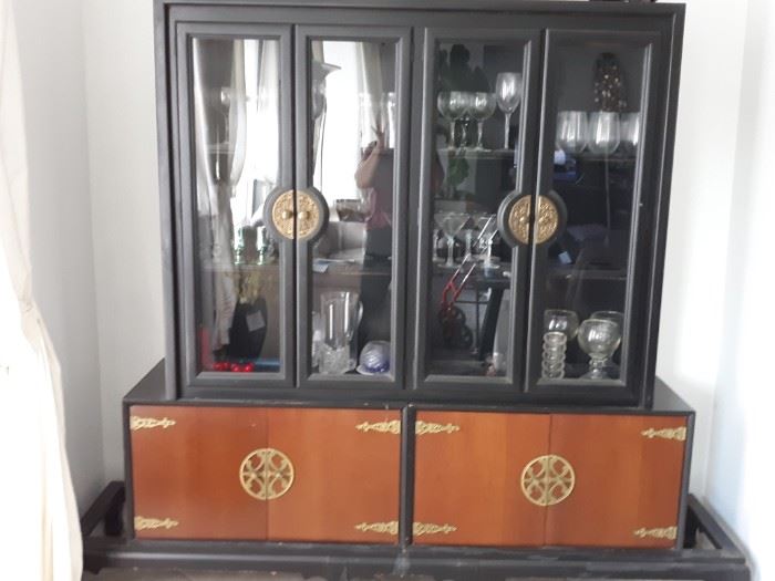 Asianinspired china cabinet