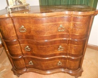 Italian 3 drawer chest.