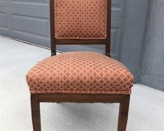 Hand carved antique wood chair