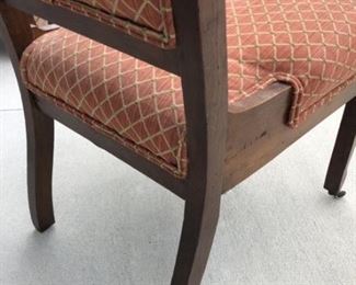 Hand carved antique wood chair