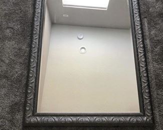 Large 42" x29" Rectangular Mirror with Silver Frame (originally $199)