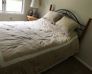 $120.00 less 50% = $60.00 final. - Queen headboard - footboard - frame -NO mattress or box. Very light use in great condition.