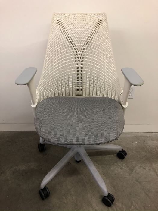 Herman Miller office chairs D24" x W 24" seat height 16"-21" $250 each (6 available) Condition fair 