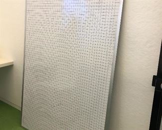 White board 72"H x 48" W x .5" D $100