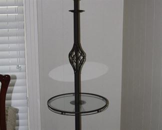  Iron Glass Table/Floor Lamp - $95 
