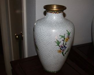 Pair of Cloisonne Vases - $150