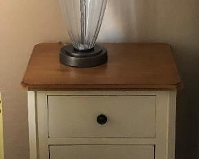 Pair Nightstands, Pair Table Lamps