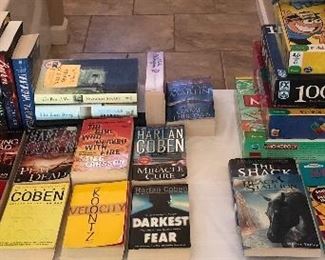 Assorted Books and Games