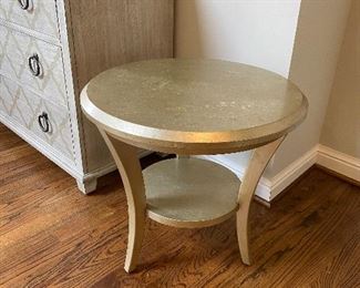 Gold Painted Table $35

H 23”
W 24”