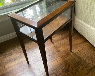 display cabinet end table