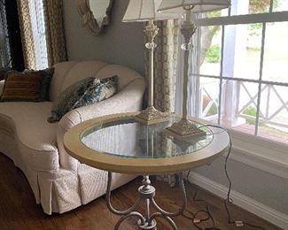 round glass table $50