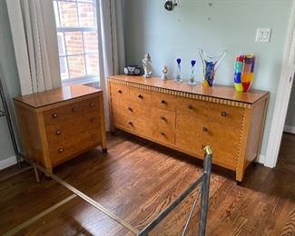 2 matching nightstands dressers (only one shown) $400 both

Nightstand 
H 31”
W 30”
D”

Dresser
H 32”
W 72”
D 19”