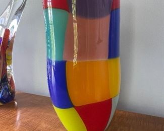 RPM Art glass vase $125