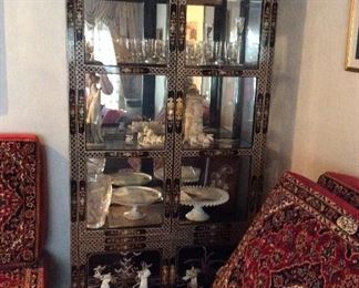 Gorgeous Chinese detailed cabinets/There are two of these 37 x15 x 78 -------