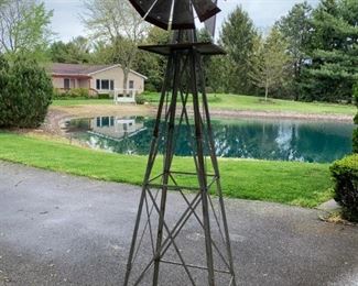 Vintage Metal Steel Tower Farm Wind Mill!
