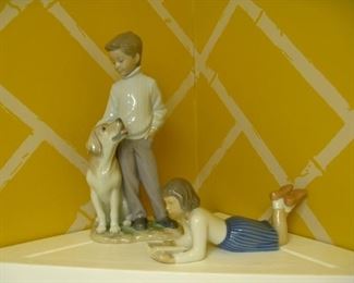 Royal Doulton and Lladro figurines