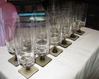 Rosenthal "Linear Smoke" crystal glasses