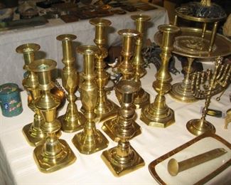 Brass candlestickes