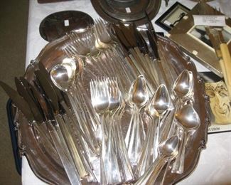 Reed and Barton "Dimension" sterling flatware-154 pieces