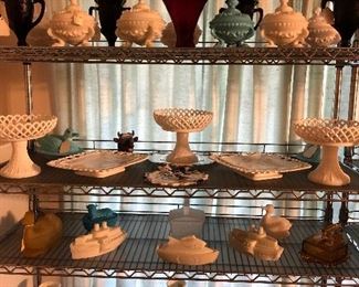 Milk Glass, Ruby Red, Carnival Glass, Westmoreland, Fenton...