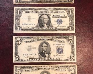 An Assortment of over 80 Paper Bills